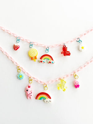 Rainbow Charm Necklace